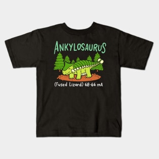 DINOSAUR: Ankylosaurus Kids T-Shirt